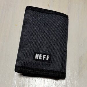 Neff Black and Gray Men's Wallet NWOT